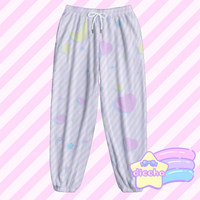 
              ♡ dreamy stripes plush pants ♡
            