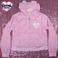 
              ❤︎⁠ leopard essentials hoodie - pink x pink PREORDER ❤︎⁠
            