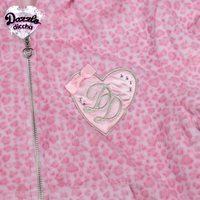 
              ❤︎⁠ leopard essentials hoodie - pink x pink PREORDER ❤︎⁠
            