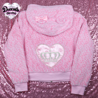 
              ❤︎⁠ leopard essentials hoodie - pink x pink PREORDER ❤︎⁠
            