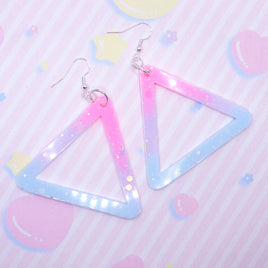 ♡ jumbo triangle earrings ♡