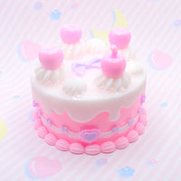 
              ♡ fancy cake trinket box 2 ♡ ( 9 x 9 x 4 cm )
            