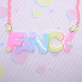 ♡ fancy letters necklace 4 ♡