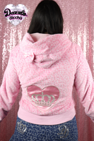 
              ❤︎⁠ leopard essentials hoodie - pink x pink PREORDER ❤︎⁠
            