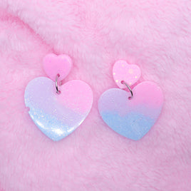 ♡ cutie heart stud earrings 4 ♡