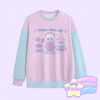 
              ♡ panda dress up sweatshirt ♡
            