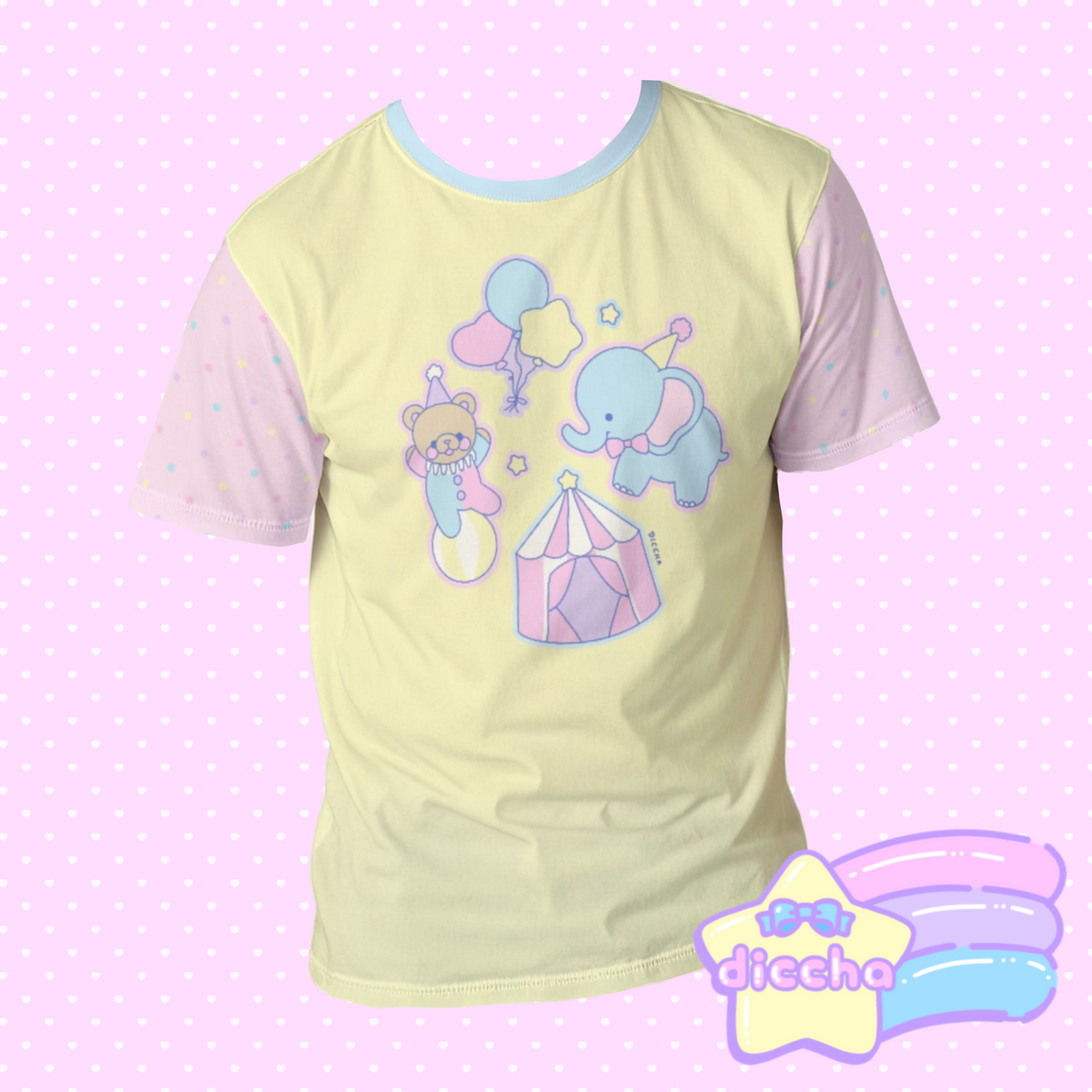 circus cuties cotton tee ♡| diccha