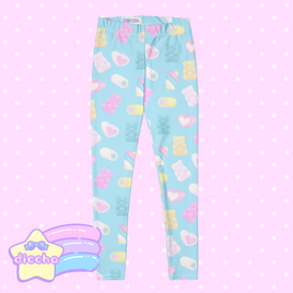 ♡ marshmallow pals leggings ♡