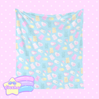 
              ♡ marshmallow pals fleece blanket ♡
            