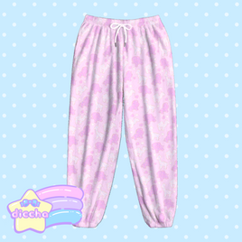 ♡ animal cookies fleece pants ♡