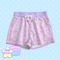 
              ♡ cutie squiggles shorts - pink ♡
            