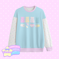 
              ♡ marshmallow pals sweatshirt ♡
            
