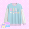 ♡ marshmallow pals sweatshirt ♡