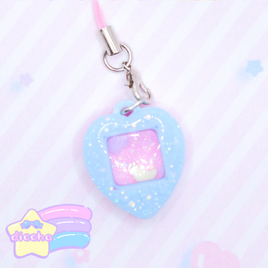 ♡ lcd game shaker phone-strap 3 ♡