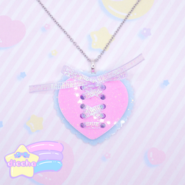 ♡ ribbon heart necklace 2 ♡