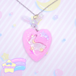 ♡ starshine bunny shaker necklace 1 ♡