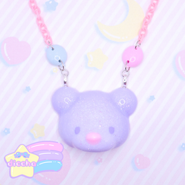 ♡ jumbo bear necklace ♡