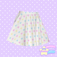 
              ♡ pastel hearts skirt ♡
            