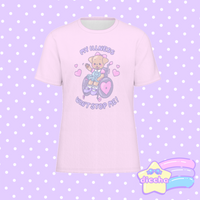 
              ♡ my illness won’t stop me! puppy tee - pink ♡
            