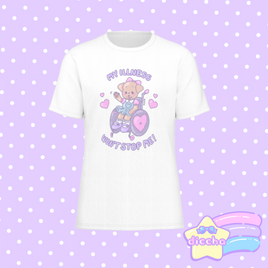 ♡ my illness won’t stop me! puppy tee - white ♡