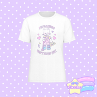 
              ♡ my illness won’t stop me! kitty tee - white ♡
            