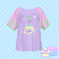 
              ♡ my earthling pet frilly tee ♡
            