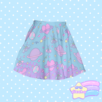 
              ♡ lost in space skirt - blue ♡
            