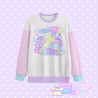 
              ♡ lumina love x diccha moon party long sleeve tee - white ♡
            