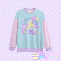 
              ♡ lumina love x diccha moon party long sleeve tee - blue ♡
            