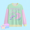 ♡ fresh water creatures sweatshirt ♡