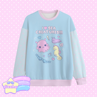 
              ♡ sea creatures sweatshirt ♡
            