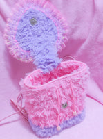 
              ♡ handmade fluffy mini backpack ♡
            