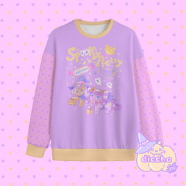 ♡ spooky n pretty sweatshirt - purple ♡ MIGHT NOT ARRIVE IN TIME FOR HALLOWEEN