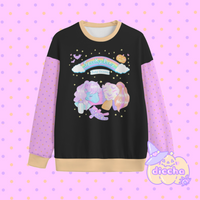 
              ♡ baby stitches sweatshirt - black ♡ MIGHT NOT ARRIVE IN TIME FOR HALLOWEEN
            