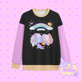♡ baby stitches sweatshirt - black ♡ MIGHT NOT ARRIVE IN TIME FOR HALLOWEEN