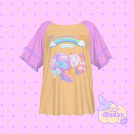 ♡ baby stitches frilly tee - orange ♡ MIGHT NOT ARRIVE IN TIME FOR HALLOWEEN