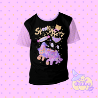 
              ♡ spooky n pretty cotton tee - black ♡ MIGHT NOT ARRIVE IN TIME FOR HALLOWEEN
            