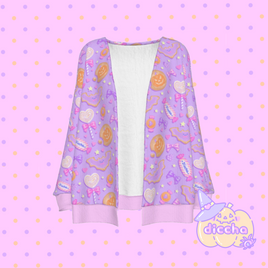♡ spooky candy cardigan - lilac ♡ MIGHT NOT ARRIVE IN TIME FOR HALLOWEEN