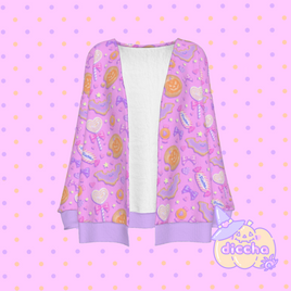 ♡ spooky candy cardigan - pink ♡ MIGHT NOT ARRIVE IN TIME FOR HALLOWEEN