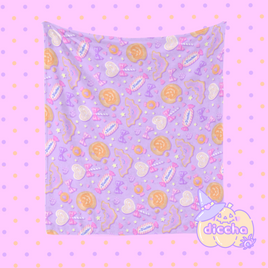 ♡ spooky candy blanket - lilac ♡ MIGHT NOT ARRIVE IN TIME FOR HALLOWEEN