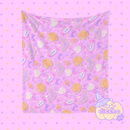 ♡ spooky candy blanket - pink ♡ MIGHT NOT ARRIVE IN TIME FOR HALLOWEEN
