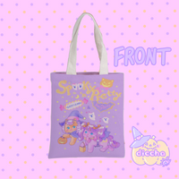 
              ♡ spooky n pretty canvas tote ♡ MIGHT NOT ARRIVE IN TIME FOR HALLOWEEN
            