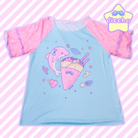 
              ♡ dessert buddies frilly top - dolphin ♡
            