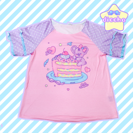 ♡ dessert buddies frilly top - koala ♡