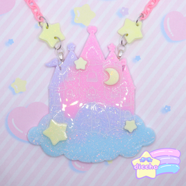 ♡ dream castle necklace ♡