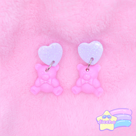 ♡ baby bears stud earrings ♡