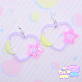 ♡ dreamy heart earrings 1 ♡