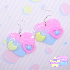 ♡ dreamy heart earrings 8 ♡