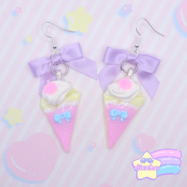 ♡ fancy crepe earrings 2 ♡