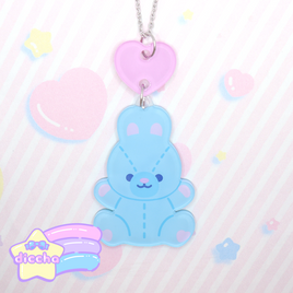 ♡ baby bunny necklace ♡